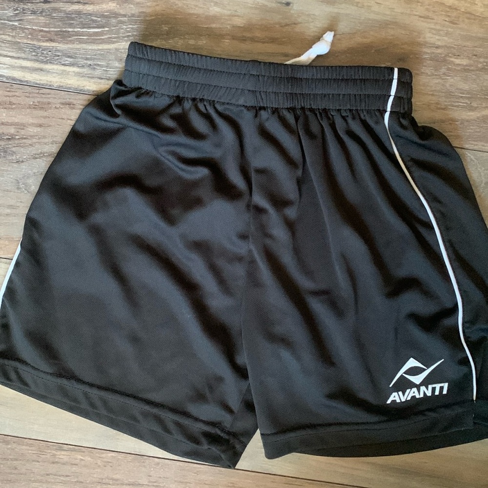 Kids Black Soccer Shorts